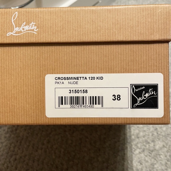 Designer shoes. Size 38. Nude. 120mm heel. - Picture 7 of 8